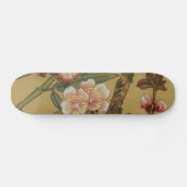Vintage Kirschblüten Antike Asiatische Kunst Skateboard (Horizontal)