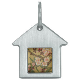 Vintage Kirschblüten Asiatische Japanische Blumen Tiermarke