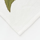 Vintage Kirschblüten Fleece-Decke | Weich Fleecedecke (Ecke)