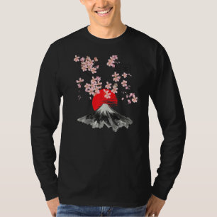 Vintage-Kirschblüten-Fuji-Sakura-japanische Kunst T-Shirt