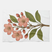 Vintage-Kirschblüten Geschirrtuch (Horizontal)