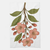 Vintage-Kirschblüten Geschirrtuch (Vertikal)