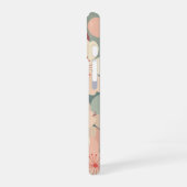 Vintage-Kirschblüten iPhone 16 Hülle (Linke Seite)