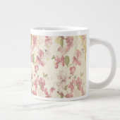 Vintage Kirschblüten Jumbo-Tasse (Rechts)