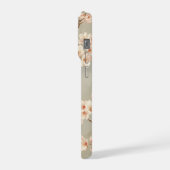 Vintage-Kirschblüten-Sakura-Zweig iPhone Hülle (Linke Seite)
