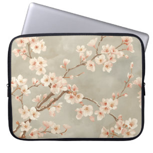 Vintage Kirschblüten-Sakura-Zweig Laptopschutzhülle