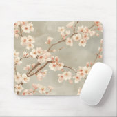 Vintage-Kirschblüten-Sakura-Zweig Mousepad (Mit Mouse)