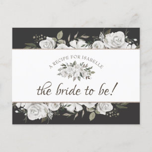 Vintage Kirschblütenbrille als Rezept Ankündigungspostkarte