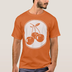 Vintage Kirsche Dreifache Kirschen Fruchtliebhaber T-Shirt