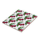 Vintage Kirschen Fliese (Seite)