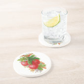 Vintage Kirschen Getränkeuntersetzer (Seite)