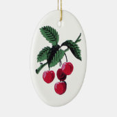 Vintage Kirschen Keramikornament (Rechts)