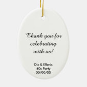 Vintage Kirschen Keramikornament (Hinten)