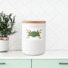 Vintage Kirschen Personalisiert Lebensmitteletikett