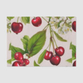 Vintage Kirschen Seidenpapier (Vorderseite)