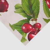 Vintage Kirschen Seidenpapier (Ausschnitt)