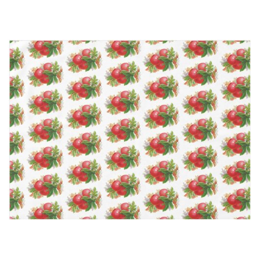 Vintage Kirschen Tischdecke (Vorderseite (Horizontal))