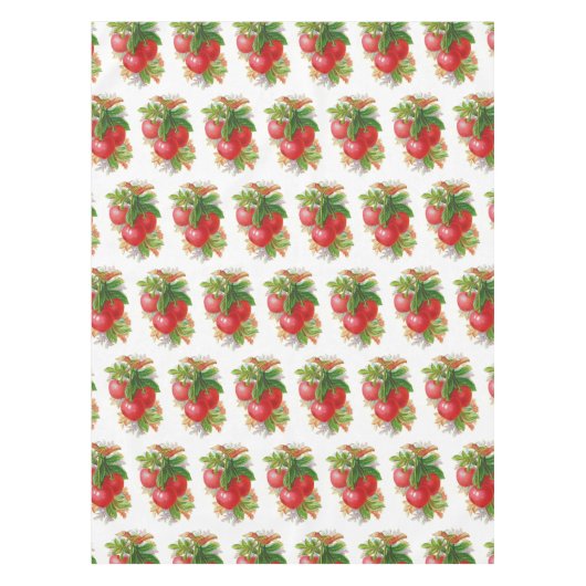 Vintage Kirschen Tischdecke (Vorderseite)