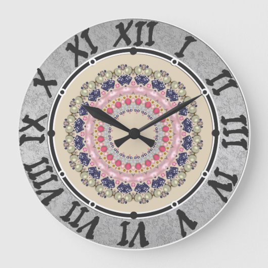 Vintage kitchen clock große wanduhr (Vorderseite)