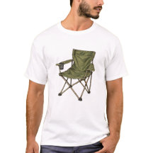 Vintage-Klappcampingstuhl Retro Outdoor Art