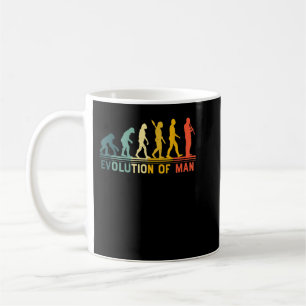 Vintage-Klarinette Lustige Evolution Ma Kaffeetasse