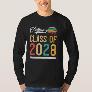 Vintage Klasse der Hochschule oder Uni 2028 Gradu T-Shirt