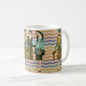Vintage Klasse Frauen im Jugendstil Kaffeetasse (VorderseiteRechts)
