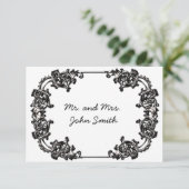 VINTAGE KLASSENBREITKARTE EINLADUNG (Stehend Vorderseite)