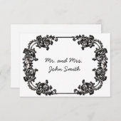 VINTAGE KLASSENBREITKARTE EINLADUNG (Vorne/Hinten)