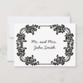 VINTAGE KLASSENBREITKARTE EINLADUNG