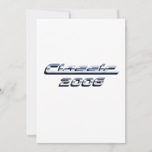 Vintage-Klassiker-Auto 2006 Geburtstagsgeschenk Einladung
