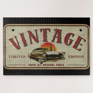 Vintage-Klassiker-Auto Limitierte Auflage Original Puzzle