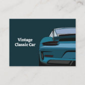 Vintage-Klassiker-Auto  Visitenkarte (Vorderseite)