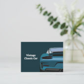Vintage-Klassiker-Auto  Visitenkarte (Stehend Vorderseite)