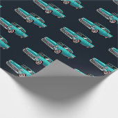 Vintage-Klassiker-Automobil Geschenkpapier (Ecke)