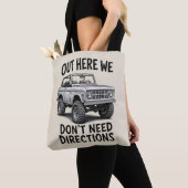 Vintage-Klassiker-Bronco-Offroad-Illustration Tasche (Von Nahem)