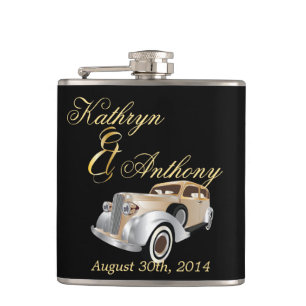 Vintage Klassiker im Gatsby-Stil als Geschenk für Flachmann