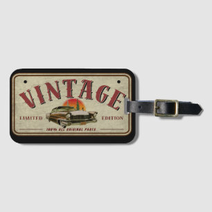 Vintage Klassiker Limited Edition Originalteile Gepäckanhänger