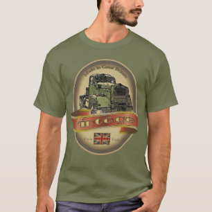 Vintage-Klassiker-LKW-Etikett-T-Shirts T-Shirt