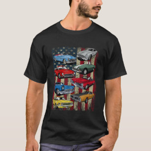 Vintage Klassiker Muscle Car Retro Amerikanische F T-Shirt