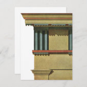 Vintage klassische Architektur, Temple Entablature (Vorne/Hinten)