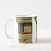 Vintage klassische Architektur, Temple Entablature Kaffeetasse (Links)