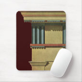 Vintage klassische Architektur, Temple Entablature Mousepad (Mit Mouse)