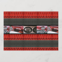 Vintage klassische Auto-Party Einladung