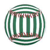 Vintage, klassische Flasche, grün und weiß Streife Baseball (Rückseite)