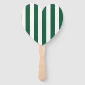 Vintage, klassische Flasche, grün und weiß Streife Fächer (Vorderseite)