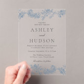 Vintage klassische Hochzeit Acryleinladungen (Insitu (Handheld))