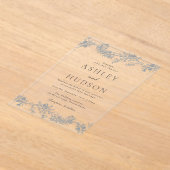 Vintage klassische Hochzeit Acryleinladungen (Ablage )