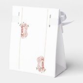 Vintage klassische Hochzeit Geschenkschachtel (Rückseite)