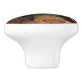 Vintage klassische Malerei mit Viktorianischen Kin Keramikknauf (Seitenansicht)